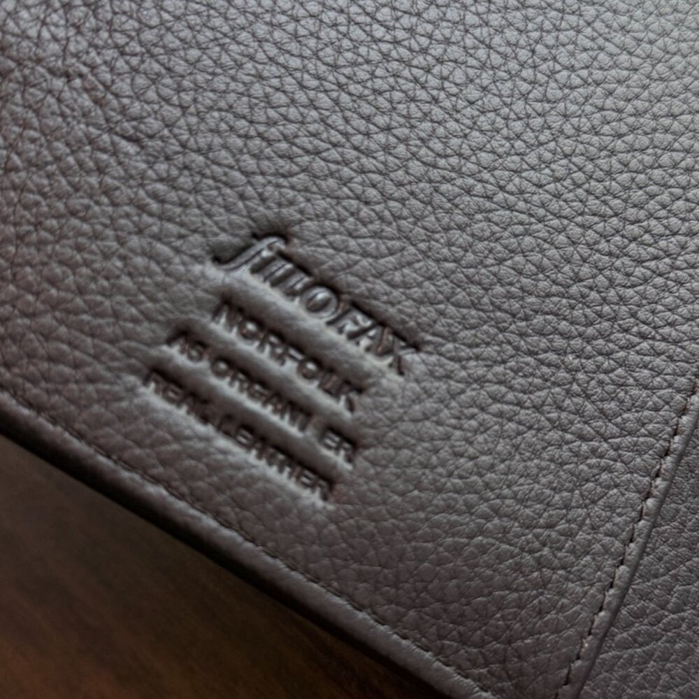 Filofax Norfolk A5 Leather Organizer & Cloth & Paper accessories - Picture 4 of 6